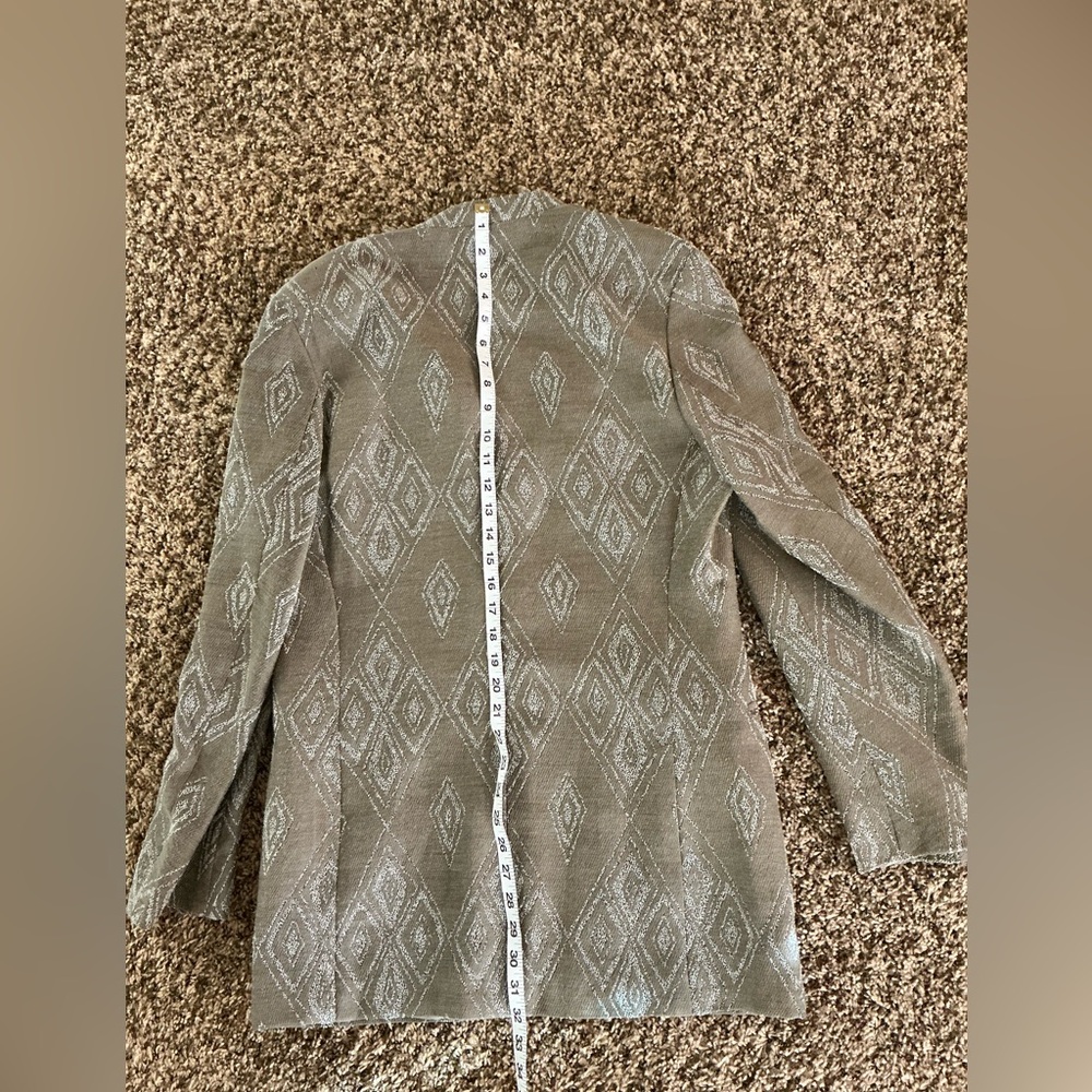 Giorgio Armani LE COLLEZIONI made in Italy blazer coat jacket button front 40 6 - Picture 9 of 15